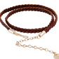 Korean version small belt braid belt waist chain rope decoration YD006