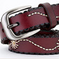 Summer needle buckle casual vintage leather belt for women YD007