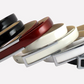 Smooth buckle leather belt patent leather waistband for women YD013