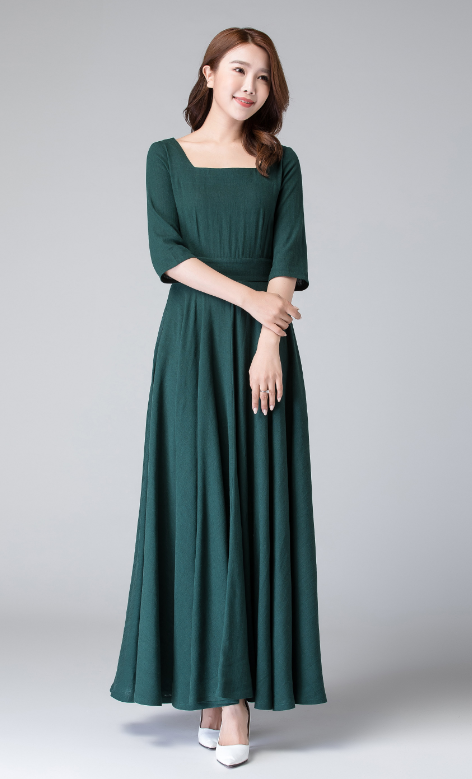 Buy New Style Sheath Sweetheart Chiffon Dark Green Bridesmaid Dresses  Wedding Party Dress Online – Kikiprom.co.uk