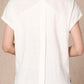 Simple Style Summer Linen Pure Color Shirt Tops 3685