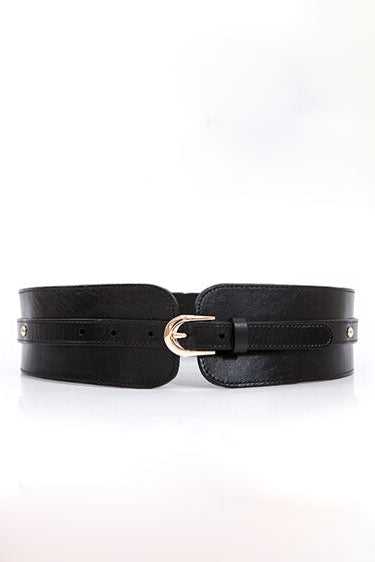 Leather lady elastic waist band wide windbreaker belt b2220 – XiaoLizi