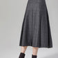 high waist wool women skirt for autumn J102