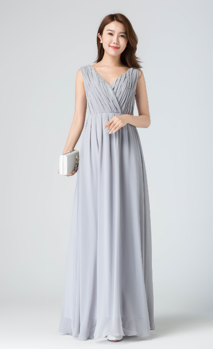 gray dress
