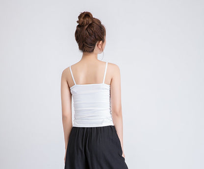 thin straps cotton top