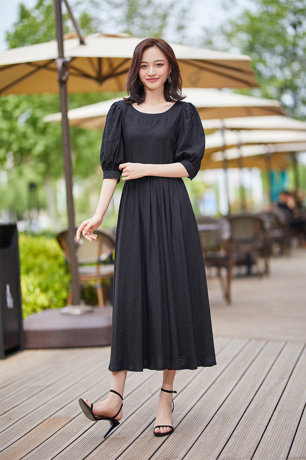 black linen midi dress Buy Black N. Premium 100% Linen Midi Shirt Dress from Next USA