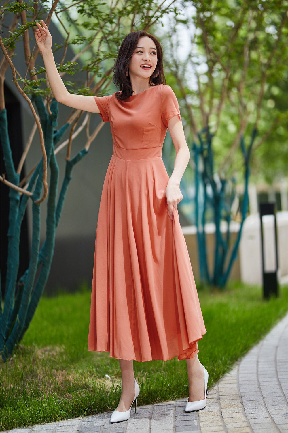 Chiffon maxi dress, bridesmaid dress, prom wedding dress 2181 Xiaolizi Chiffon maxi dress, bridesmaid dress, prom wedding dress 2181 Xiaolizi