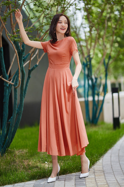 Chiffon maxi dress, bridesmaid dress, prom wedding dress  2181