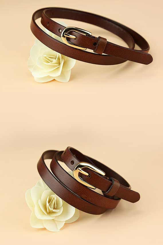 Simply leather belt for women BE001
