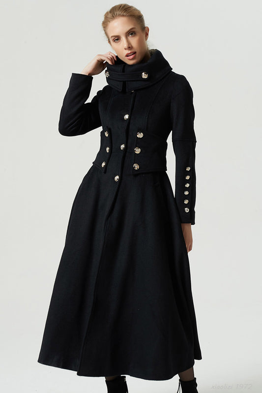 wool military coat