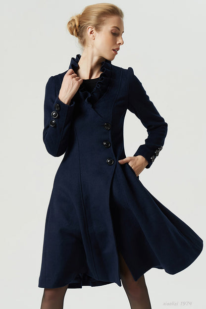 knee length wool coat