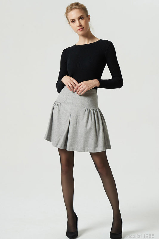 Handmae Skirt From Xiaolizi studio – tagged wool skirt – XiaoLizi