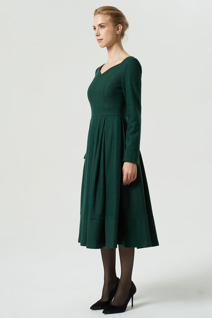 wool dress