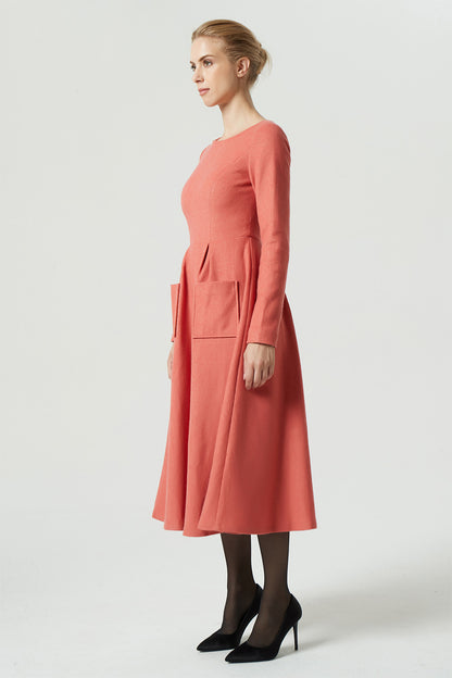wool dress