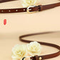 Simply leather belt for women BE001